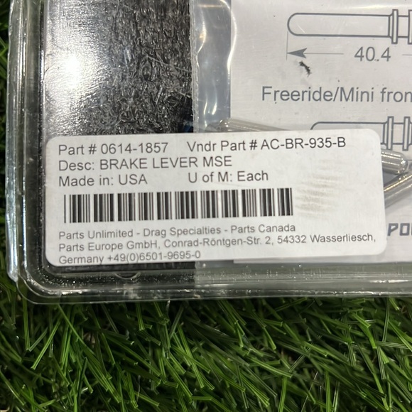 Moose Racing Brake lever MSE Replacement Lever 0614-1857 - Picture 6 of 6
